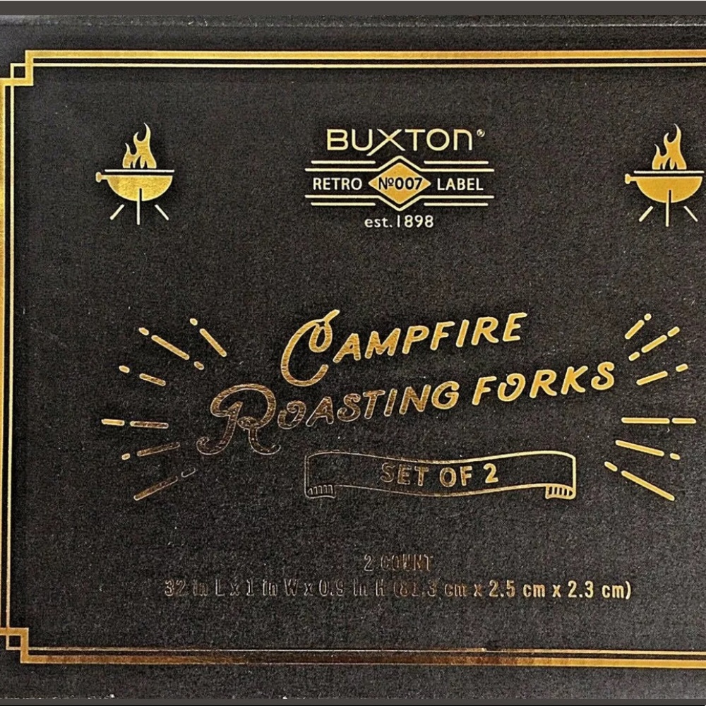 ‼️ Buxton Aluminum alloy, Stainless Steel Fork Set
